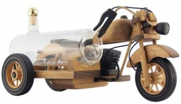 Holzmodell-Motorrad, natur, 350ml